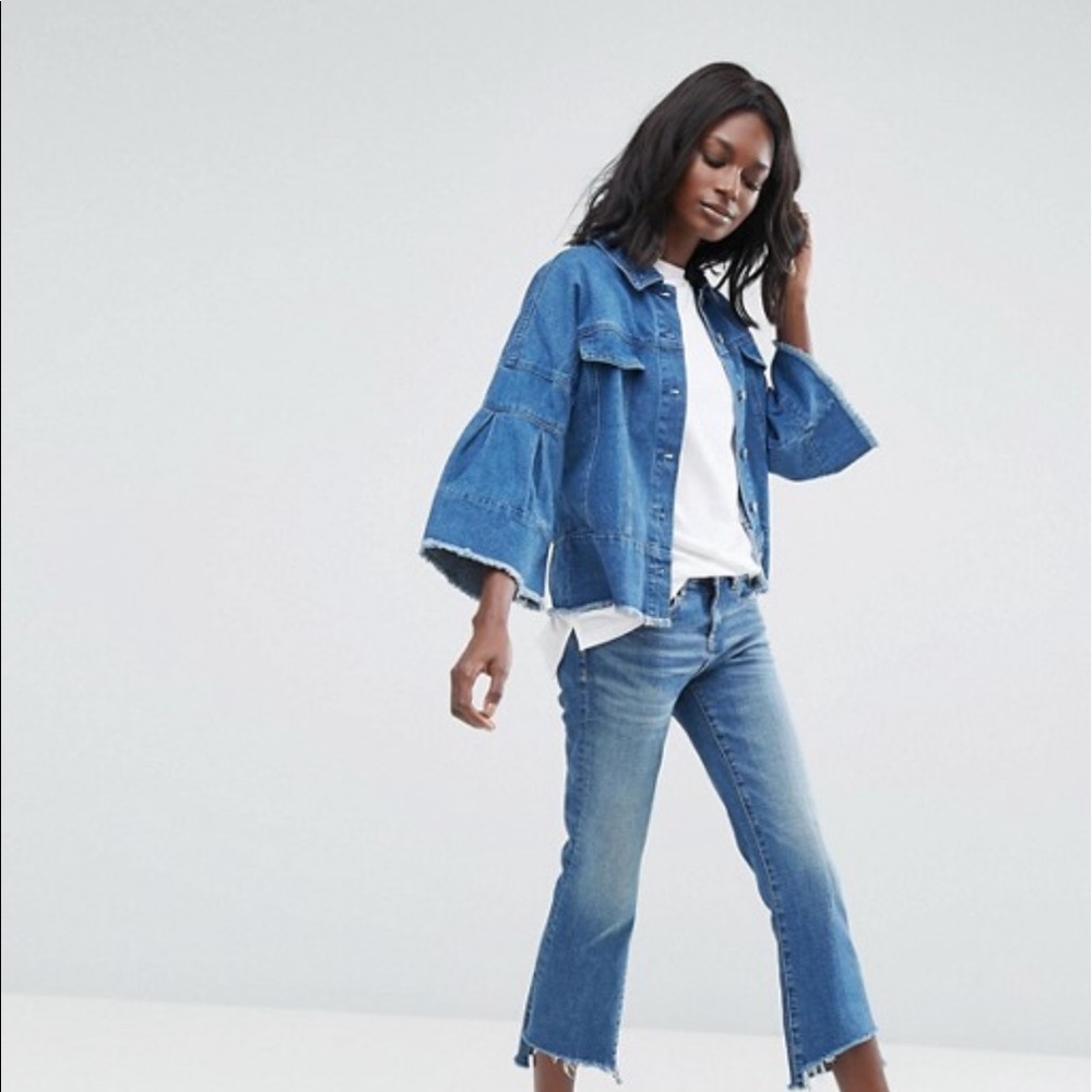 Vero Moda Denim Puff Sleeve Jacket